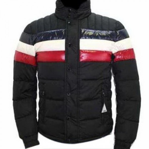 Moncler Moda Nero Mock Collar Zipper caldo Uomo Cappotti uscita